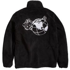 Staple Hello Kitty Embroidered Sherpa Jacket